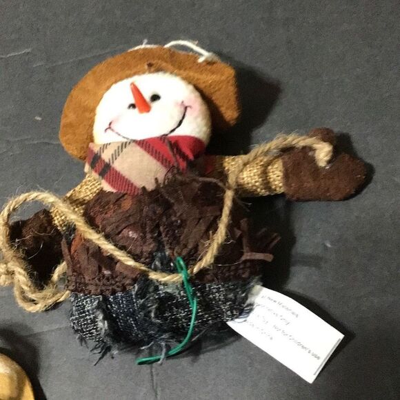 Set of 3 Wild West Christmas ornaments - Picture 3 of 4